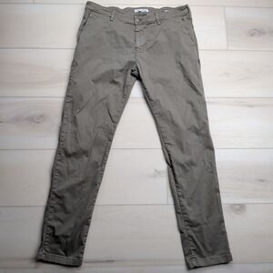 Mavi Jeans Pants‎ Mens 38x34 Olive Green Johnny Slim Leg Chino Khakis